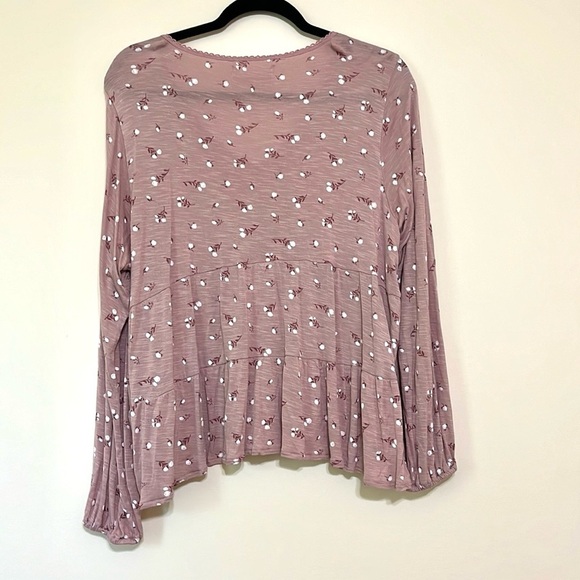 Lucky Brand Printed Tiered Tunic Size Large - Picture 7 of 10